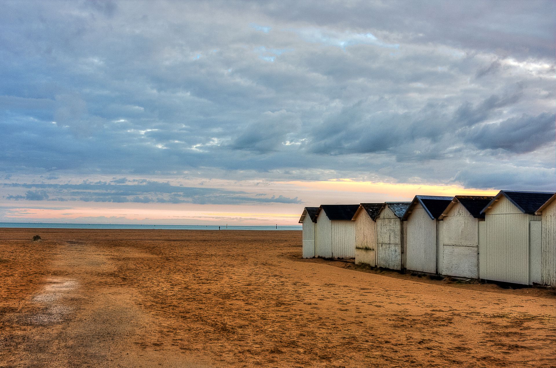 Les plages de la côte Fleurie en Normandie. Les plages de la côte Fleurie en Normandie.